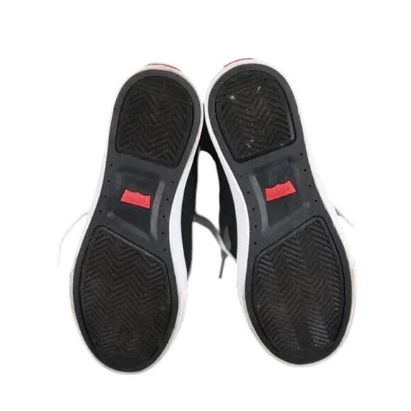 Levis Shoes Womens 8.5 Sneakers Slip On Casual Canvas Comfort Tech Black Flats - Picture 6 of 13